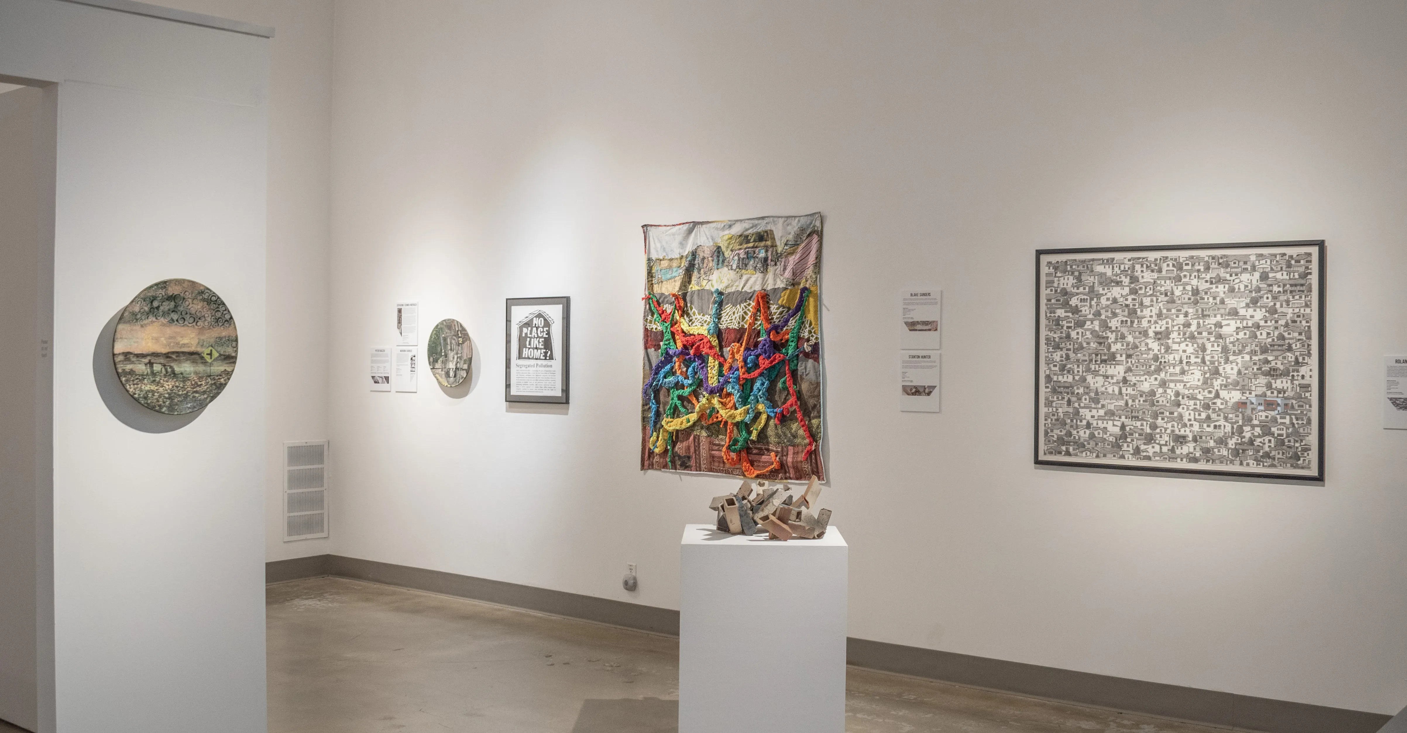 Installation View, West Gallery, Ink & Clay 46 Exhibition, August 26, 2024 to November 14, 2024